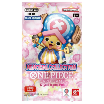 【EB-01】BANDAI ONE PIECE Card Game Extra Booster "Memorial Collection" Box Japanese