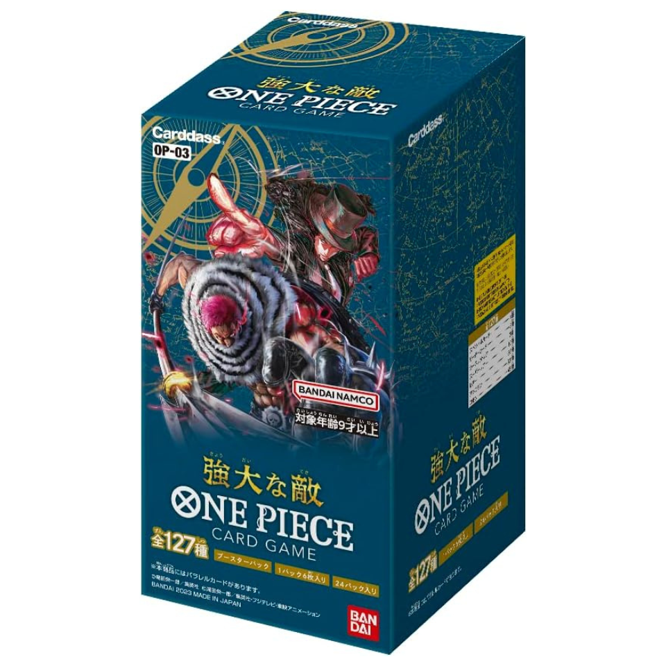 【OP-03】BANDAI ONE PIECE Card Game Booster Pack "Pillars of Strength" Box Japanese