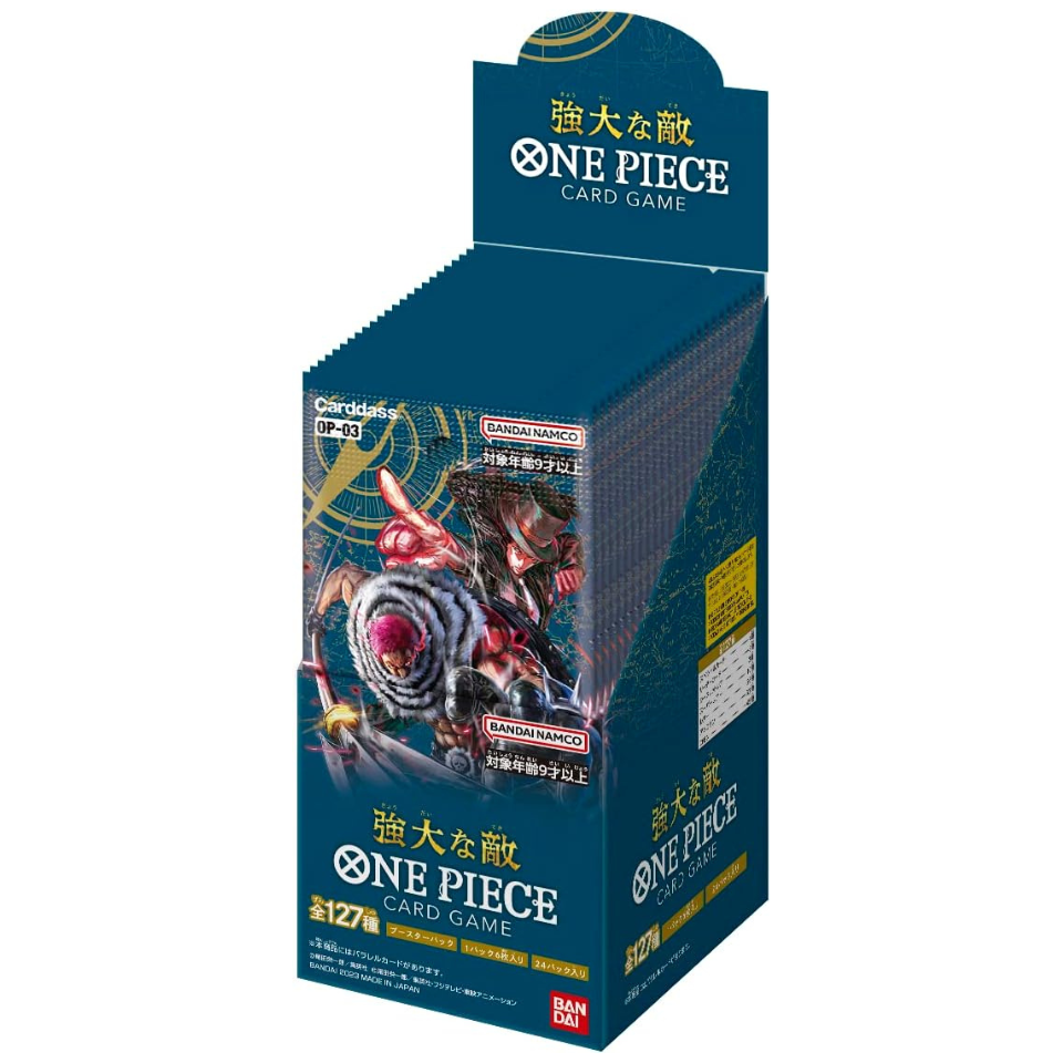 【OP-03】BANDAI ONE PIECE Card Game Booster Pack "Pillars of Strength" Box Japanese